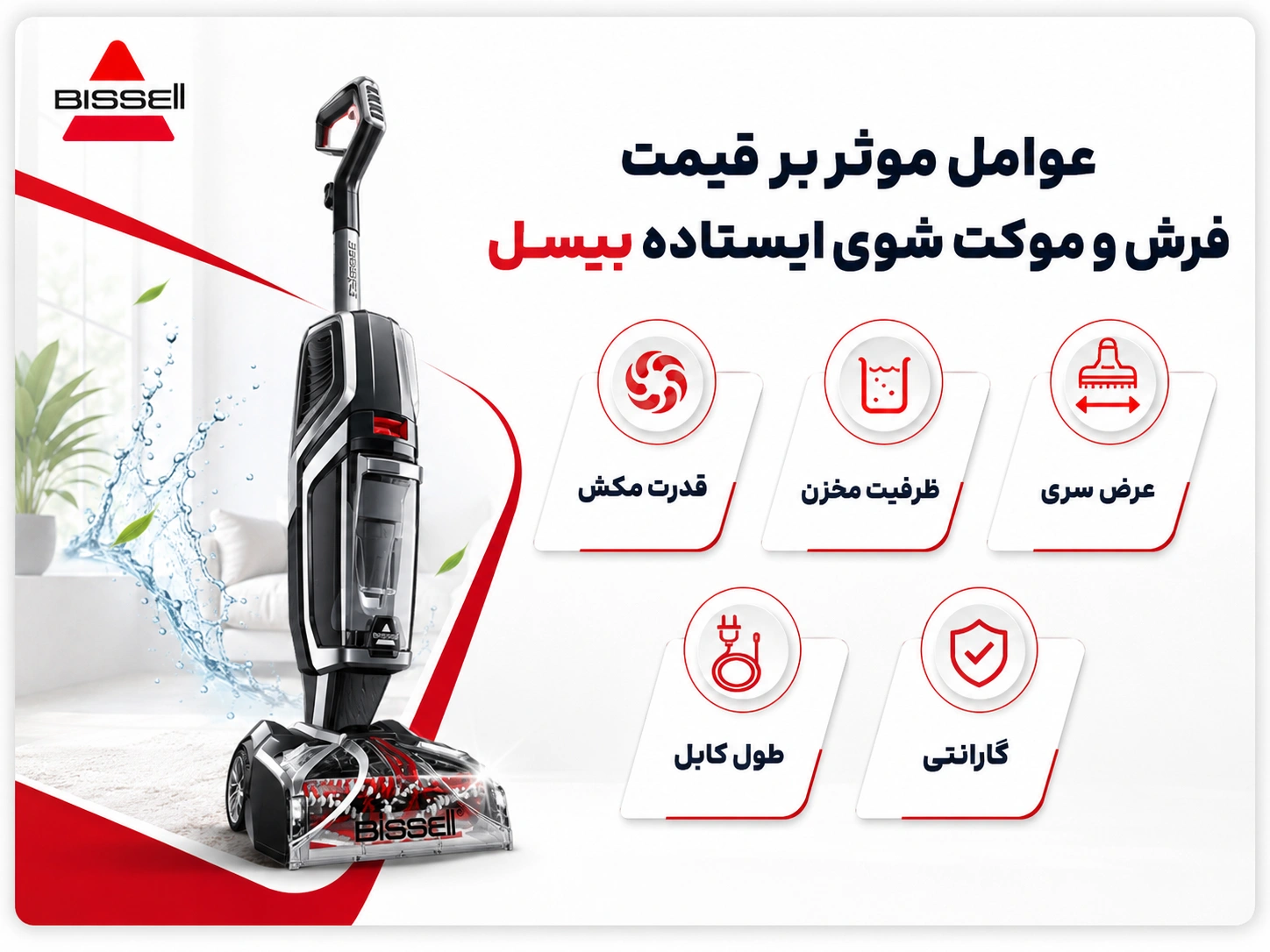 قیمت فرش و موکت شوی ایستاده بیسل به چه عواملی بستگی دارد؟